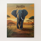 Savanna Elephant Puzzle (Vertikal)