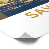 Savanna Georgia Travel Print Poster (Ecke)