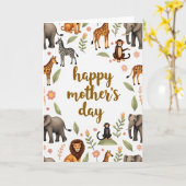 Savanna Muttertagsszene Karte (Gelbe Blume)