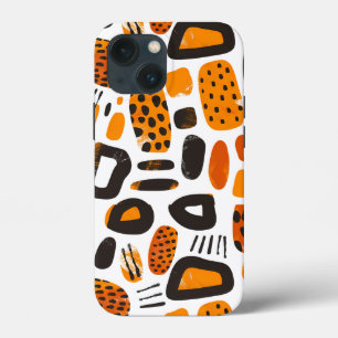 "Savanna Pop: Stammes-Vibes in Orange und Schwarz" Case-Mate iPhone Hülle