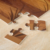 Savanna Sonnenuntergang Puzzle (Seite)