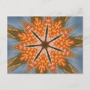 Savanna Star Bloom – Ein kühner afrikanischer Tier Postkarte