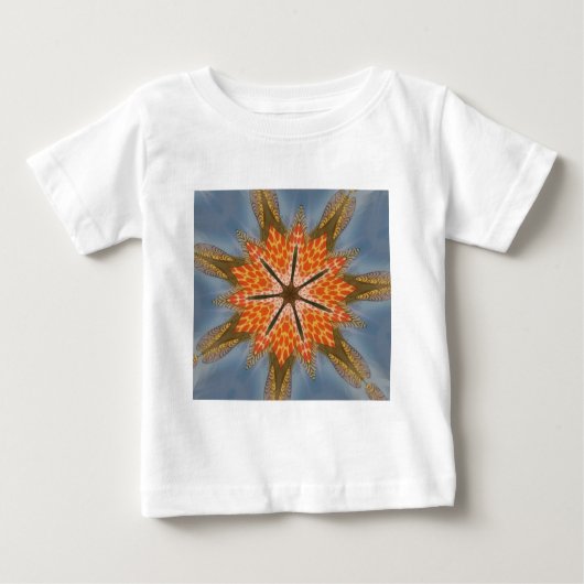 Savanna Star Bloom - Eine kühne afrikanische Tiera Baby T-shirt (Vorderseite)