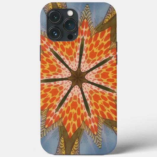 Savanna Star Bloom - Eine kühne afrikanische Tiera Case-Mate iPhone Hülle (Rückseite)