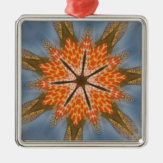 Savanna Star Bloom - Eine kühne afrikanische Tiera Ornament Aus Metall (Vorne)