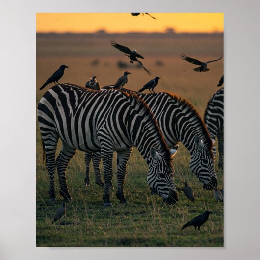Savanna Stripes Stille Poster (Vorne)