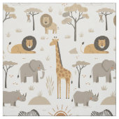 Savanna Sunrise Safari Pattern ID1259 Stoff (Muster)