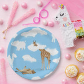 Savanna-Wolken Pappteller (Party)