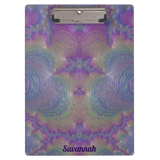 SAVANNAH ~ 3D! ~ Soft Pastel Shades Original Klemmbrett (Vorderseite)