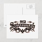 Savannah 912 postkarte (Vorne/Hinten)