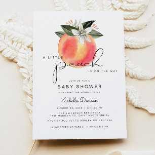 Savannah - A little Peach Baby Shower Peaches Einladung