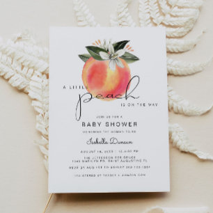 Savannah - A little Peach Baby Shower Peaches Einladung
