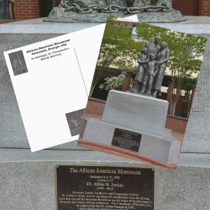 Savannah Afroamerikanisches Denkmal Fotografisch Postkarte