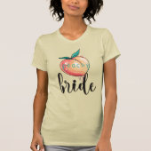 Savannah Bachelorette-Brautparty-Peachy Bride T-Shirt (Vorderseite)