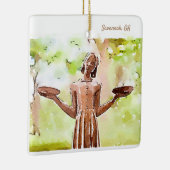 Savannah Bird Girl Holiday Ornament (Rechts)