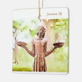 Savannah Bird Girl Holiday Ornament (Links)