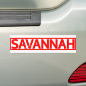 Savannah Briefmarke Autoaufkleber (Auf Auto)