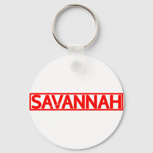 Savannah Briefmarke Schlüsselanhänger