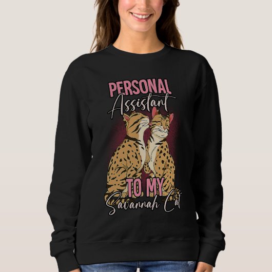 Savannah Cat 10 Sweatshirt (Vorderseite)