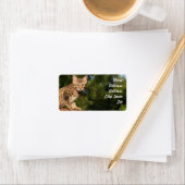 Savannah Cat Address Sticker Adressaufkleber (Insitu)