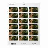 Savannah Cat Address Sticker Adressaufkleber (Vorne)