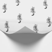 Savannah Cat Caught von Surprise Geschenkpapier (Ecke)