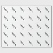 Savannah Cat Caught von Surprise Geschenkpapier (Flach)