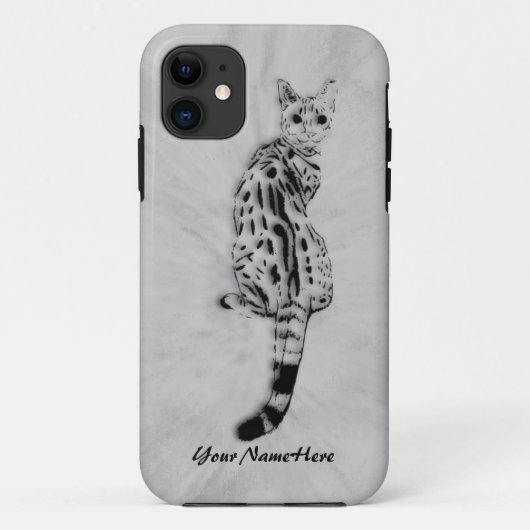 Savannah Cat Personal iPhone 5 Fall Case-Mate iPhone Hülle (Rückseite)