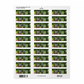 Savannah Cat Rücksendeadresse Sticker (Vorne)