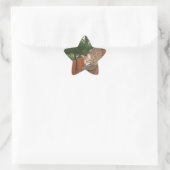 Savannah Cat Star Sticker (Tasche)