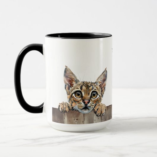 Savannah Cat Tasse (Links)