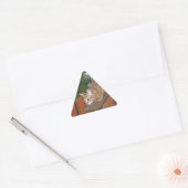 Savannah Cat Triangle Sticker (Umschlag)