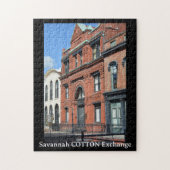Savannah Cotton Exchange Fotografie Georgia Puzzle (Vertikal)