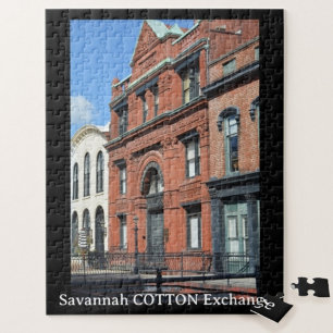 Savannah Cotton Exchange Fotografie Georgia Puzzle