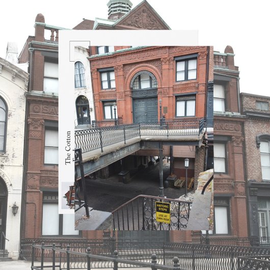 Savannah Cotton Exchange Georgia Fotografie Postkarte