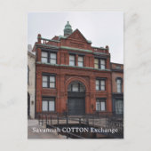 Savannah Cotton Exchange Georgia Fotografie Postkarte (Vorderseite)