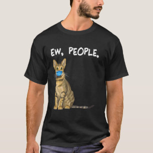 Savannah Ew People Cat Wear Gesichtsmaske T-Shirt