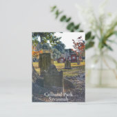 Savannah GA Historic Colonial Park Fotografy Postkarte (Stehend Vorderseite)