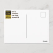 Savannah GA Historische Schritte Fotografisch Postkarte (Rückseite)