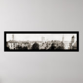 Savannah GA Panoramic Foto 1909 Poster (Vorne)