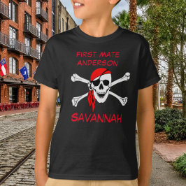 Savannah GA Pirate Name T-Shirt