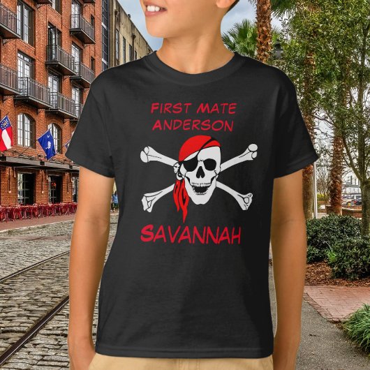 Savannah GA Pirate Name T-Shirt