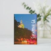 Savannah GA Postkarte (Stehend Vorderseite)