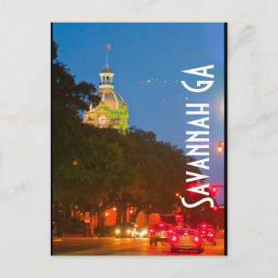 Savannah GA Postkarte