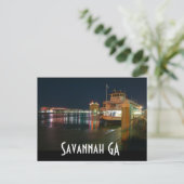 Savannah GA Postkarte (Stehend Vorderseite)