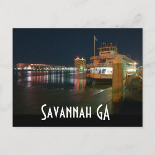 Savannah GA Postkarte