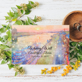 Savannah GA River Street wünscht gute Hochzeit Begleitkarte