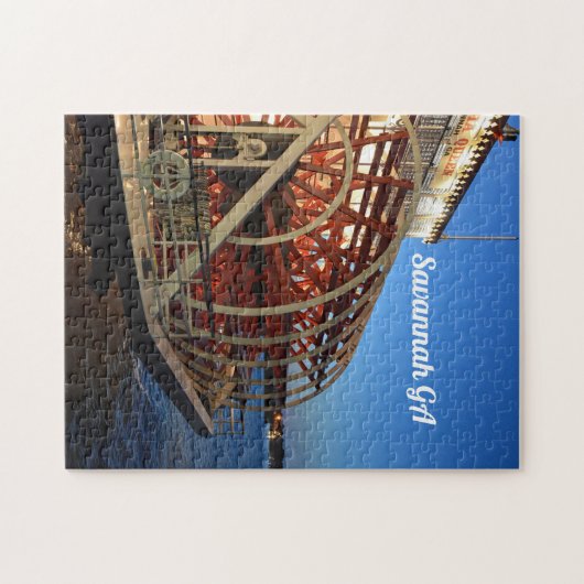 Savannah GA Riverboat Herausforderung Fotografisch Puzzle (Horizontal)
