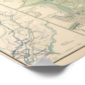 Savannah, Ga und Umgebung Poster (Ecke)