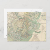 Savannah, Ga und Umgebung Postkarte (Vorne/Hinten)